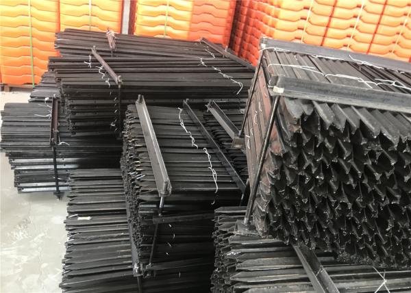 2400mm bituman pinahiran at mainit na isawsaw galvanized star picket 1.58kg bawat metro para sa temp fencing panel