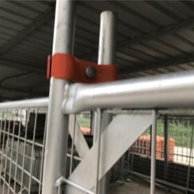 Temporary fencing panels 2100mm x 2400mm 14 microns zinc layer hot dipped galvanized