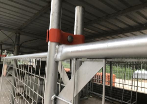Temporary fencing panels 2100mm x 2400mm 14 microns zinc layer hot dipped galvanized