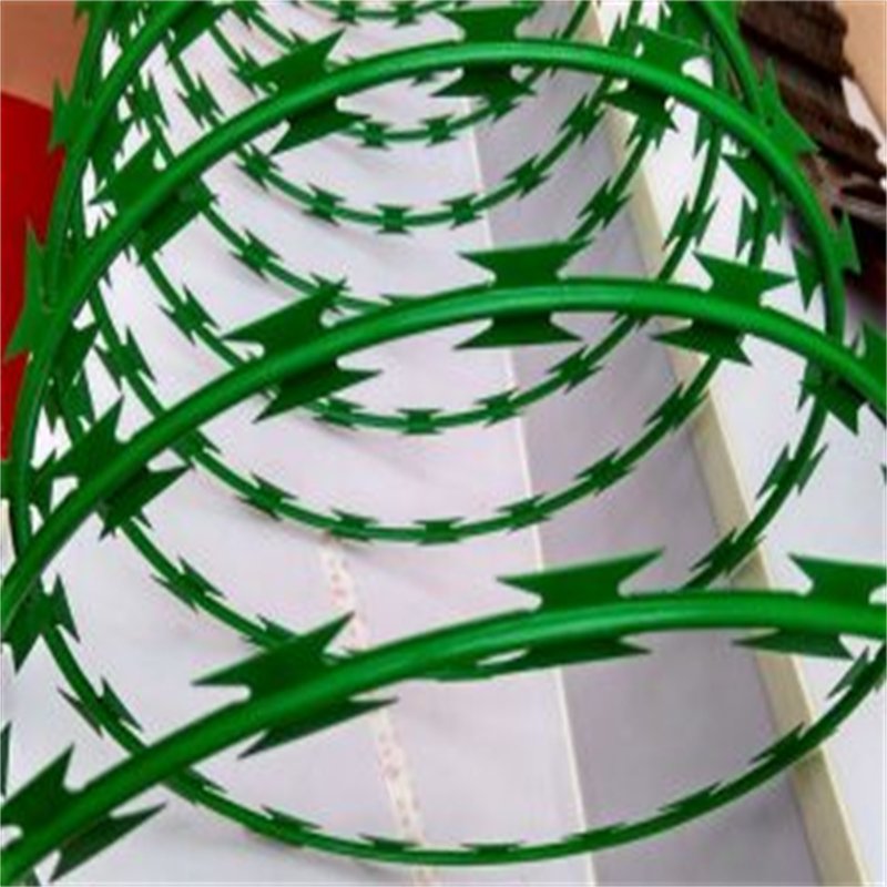 PVC pinahiran labaha wire